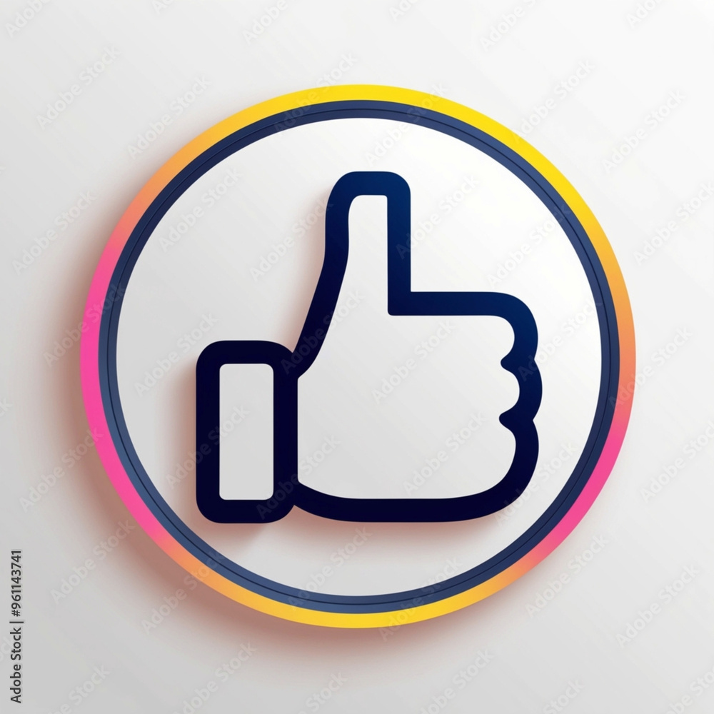 thumb up like symbol Generated by Ai thumb up like symbol Generated by Ai