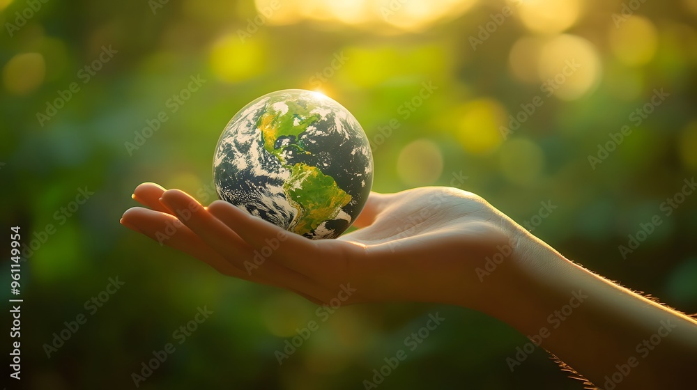 Hand Offering Earth as a Gift: A hand gently offering the Earth forward, as if presenting it as a precious gift, with a soft-focus background.
Hand Offering Earth as a Gift: A hand gently offering the Earth forward, as if presenting it as a precious gift, with a soft-focus background.