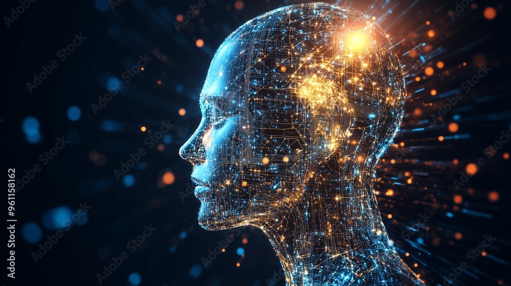 AI background business technology, digital transformation AI background business technology, digital transformation