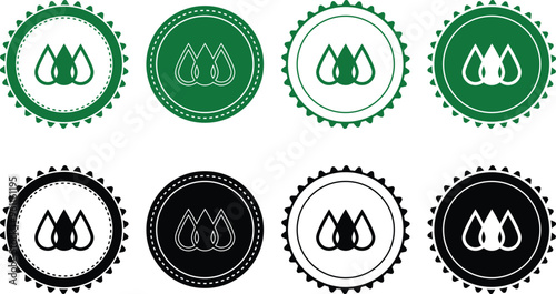 Ecology icon set. Ecology Stamps. Environment, sustainability, nature, recycle, renewable energy; electric bike, eco-friendly, forest, wind power, green symbol. Solid icons vector collection.