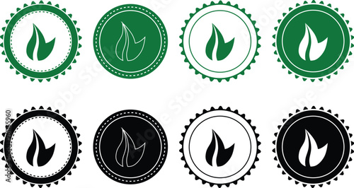 Ecology icon set. Ecology Stamps. Environment, sustainability, nature, recycle, renewable energy; electric bike, eco-friendly, forest, wind power, green symbol. Solid icons vector collection.