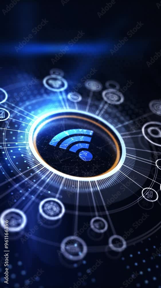 Global Wi-Fi wireless internet technology concept. Global Wi-Fi wireless internet technology concept.