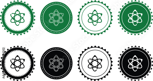Ecology icon set. Ecology Stamps. Environment, sustainability, nature, recycle, renewable energy; electric bike, eco-friendly, forest, wind power, green symbol. Solid icons vector collection.