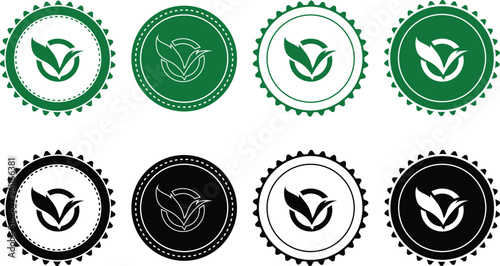 Ecology icon set. Ecology Stamps. Environment, sustainability, nature, recycle, renewable energy; electric bike, eco-friendly, forest, wind power, green symbol. Solid icons vector collection.