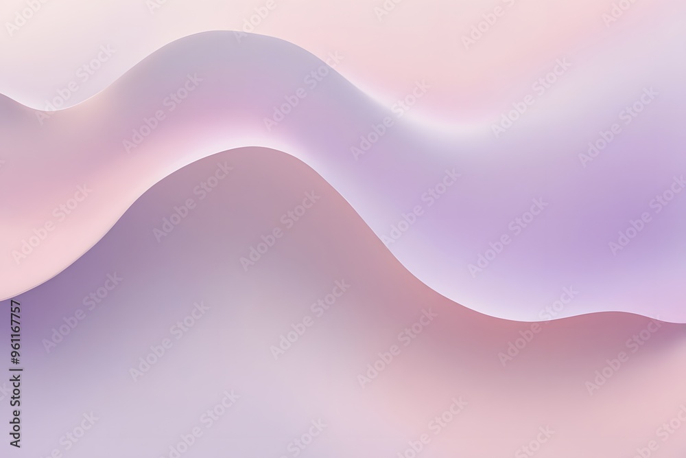 A gentle pastel gradient from pink to lavender with soft flowing shapes and subtle texture, AI Generated