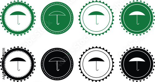 Ecology icon set. Ecology Stamps. Environment, sustainability, nature, recycle, renewable energy; electric bike, eco-friendly, forest, wind power, green symbol. Solid icons vector collection.