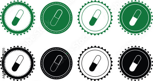 Ecology icon set. Ecology Stamps. Environment, sustainability, nature, recycle, renewable energy; electric bike, eco-friendly, forest, wind power, green symbol. Solid icons vector collection.