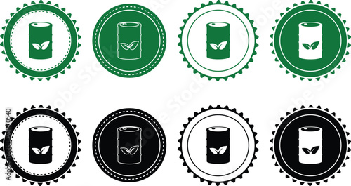 Ecology icon set. Ecology Stamps. Environment, sustainability, nature, recycle, renewable energy; electric bike, eco-friendly, forest, wind power, green symbol. Solid icons vector collection.