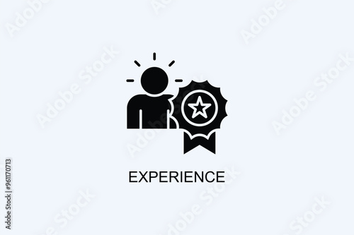 Experience Vector Icon Or Logo Illustration