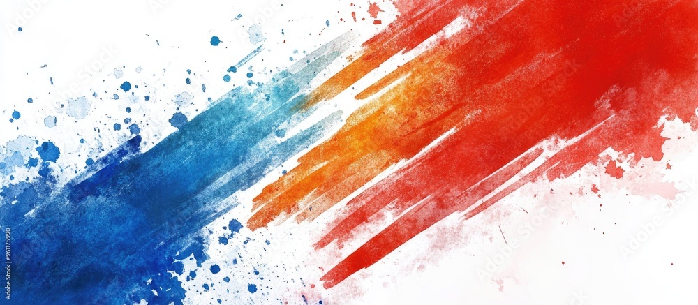 Dynamic Color Splash Abstract Art with Vibrant Hues and Fluid Shapes