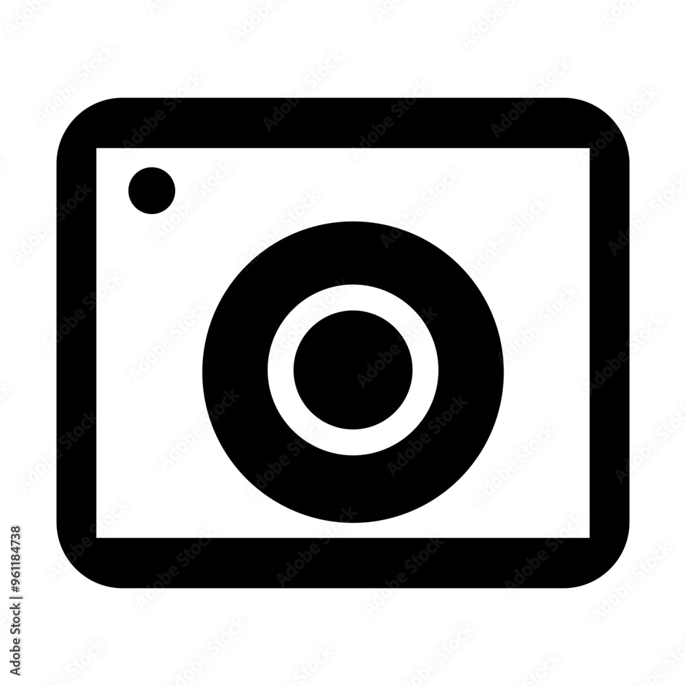 camera photo icon with background camera photo icon with background