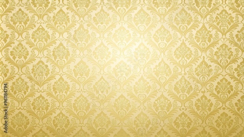 Creamy yellow wallpaper background for product display