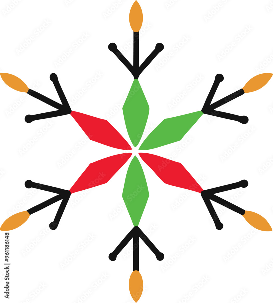 Christmas snowflake Christmas snowflake