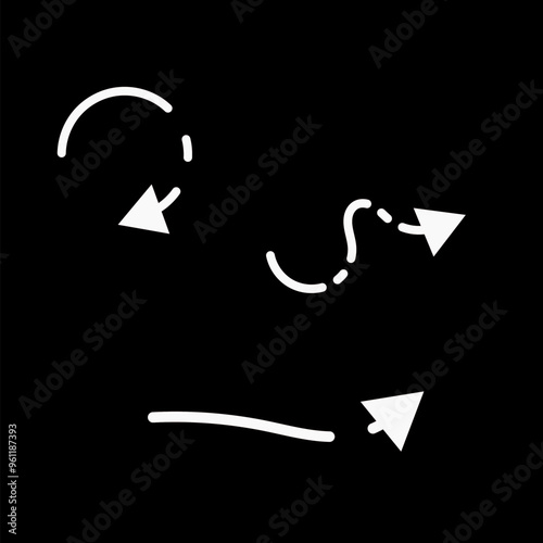 Abstract arrow set 