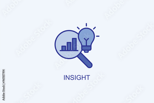 Insight Vector Icon Or Logo Illustration