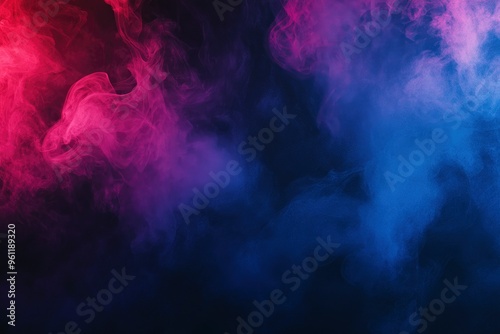 dark background with smoke, dark colors with smoke, smoke in the dark, dark banner , ai