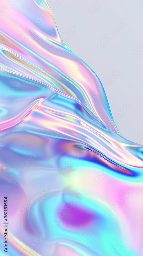 Fototapeta premium wavy soft light lines