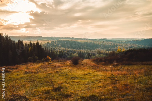 Cozy Landscape Background