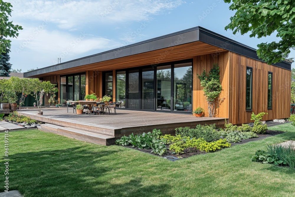 New Sustainable Single-Family Home with a Garden , ai New Sustainable Single-Family Home with a Garden , ai