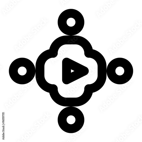 kickoff meeting, starting project, meeting, collaboration, project management outline icon