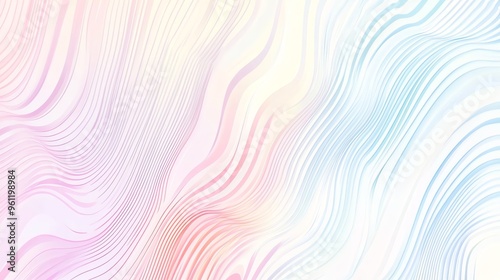 Wallpaper Mural Abstract wavy background with pastel colors. Torontodigital.ca