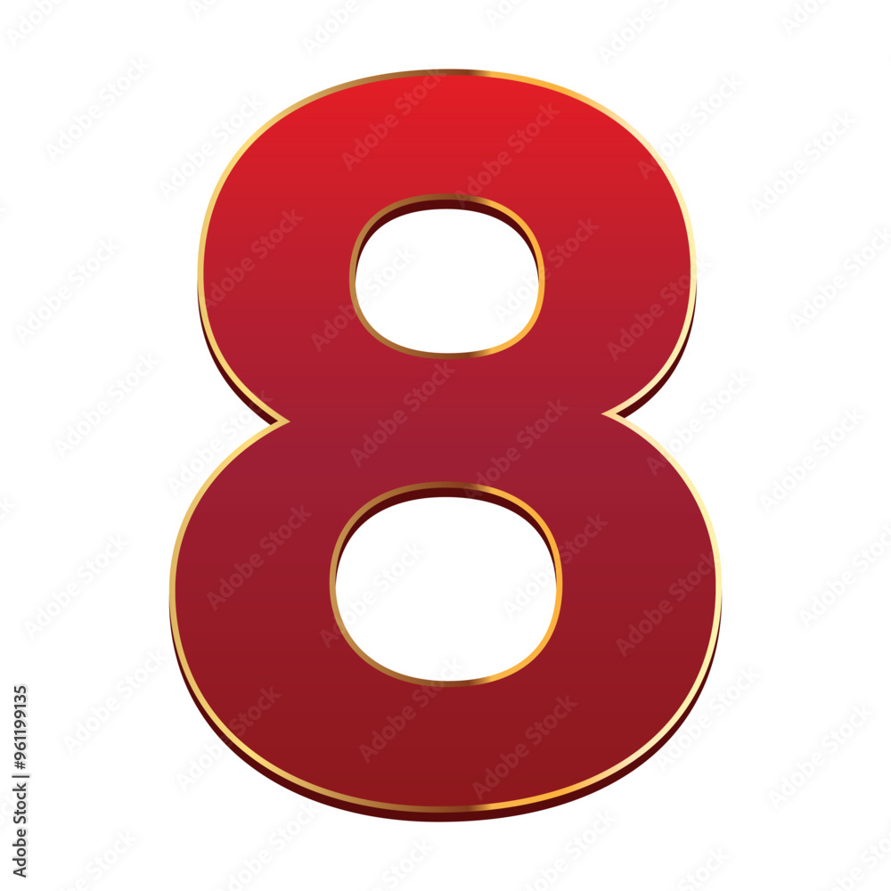 8 Big win concept. Casino jackpot. Vector illustration 8 Big win concept. Casino jackpot. Vector illustration