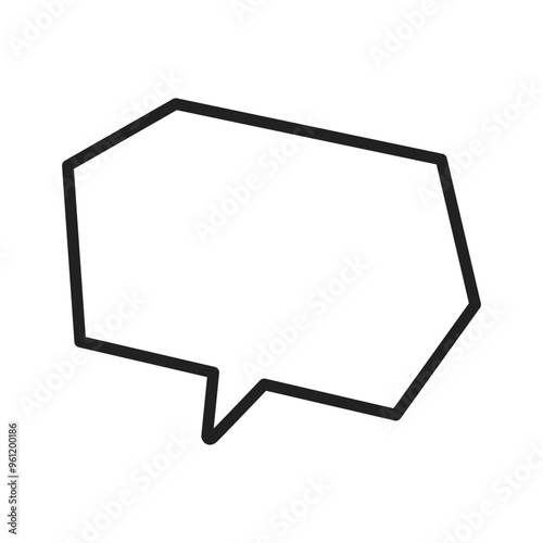 シンプルな吹き出し