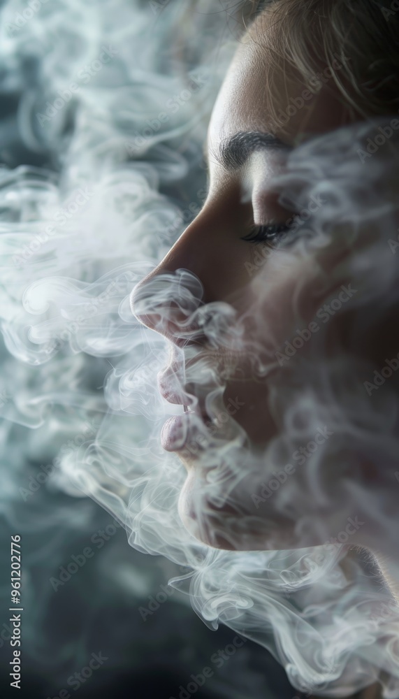 Fototapeta premium Exploring the synergistic effects of alpha gpc and nicotine on cognitive function and focus