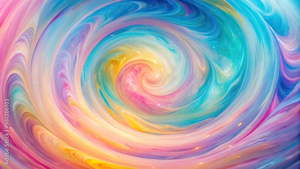 Abstract fisheye background with swirling pastel colors Abstract fisheye background with swirling pastel colors