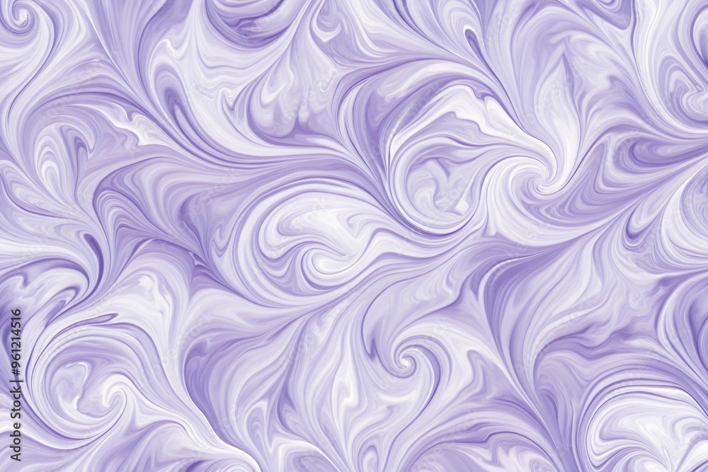 Abstract lavender and white marble ink swirls Abstract lavender and white marble ink swirls