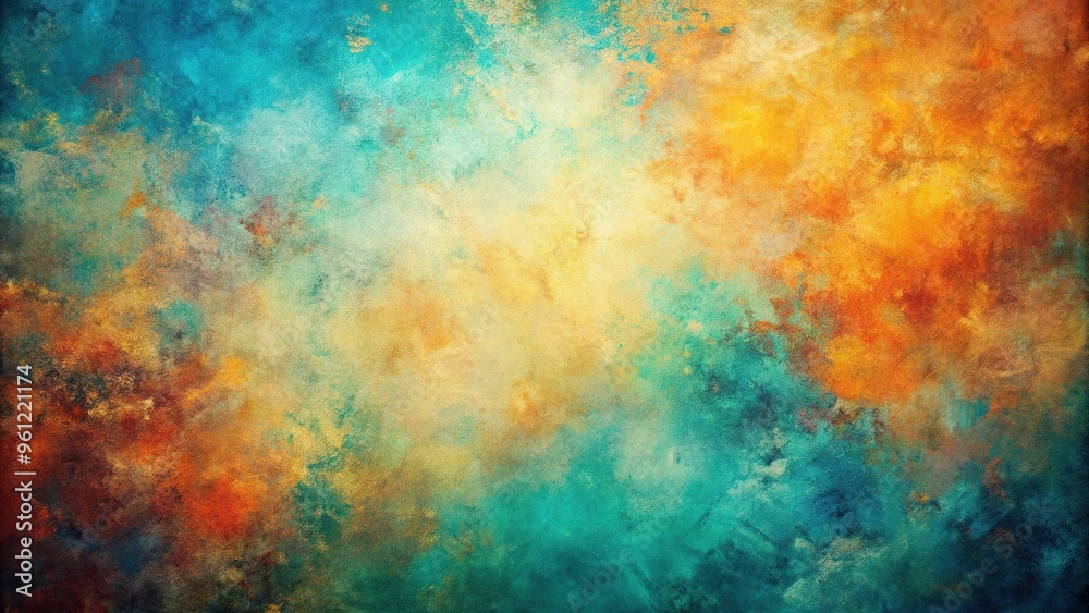 Fototapeta premium Abstract painterly artistic background with texture