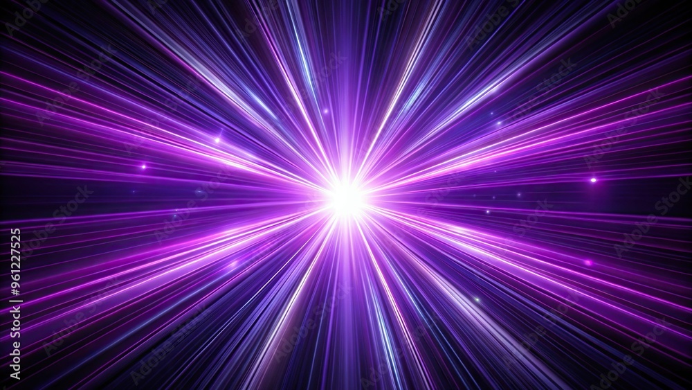 abstract purple light streaks radiating outward on black background abstract purple light streaks radiating outward on black background