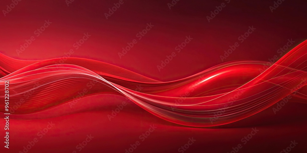 abstract red wave background on red background Panoramic abstract red wave background on red background Panoramic