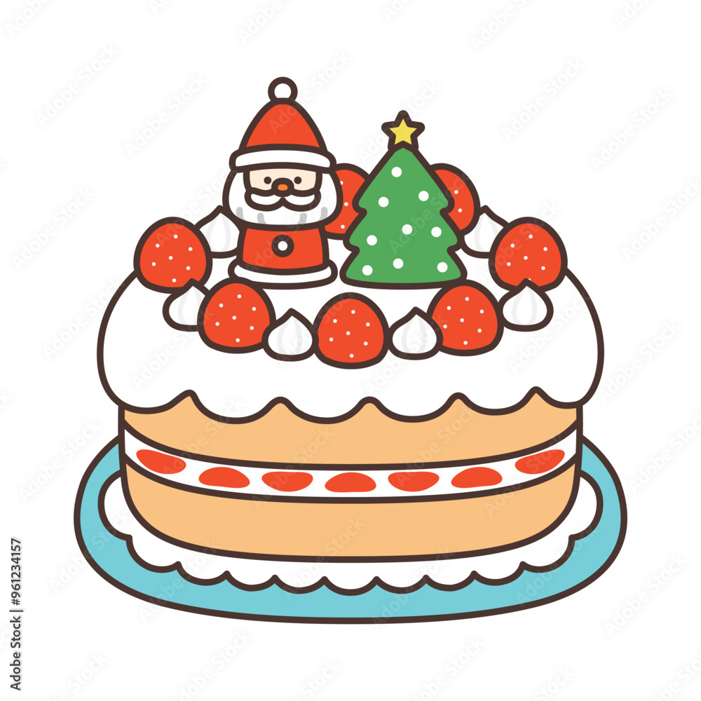 クリスマスのホールケーキ クリスマスのホールケーキ