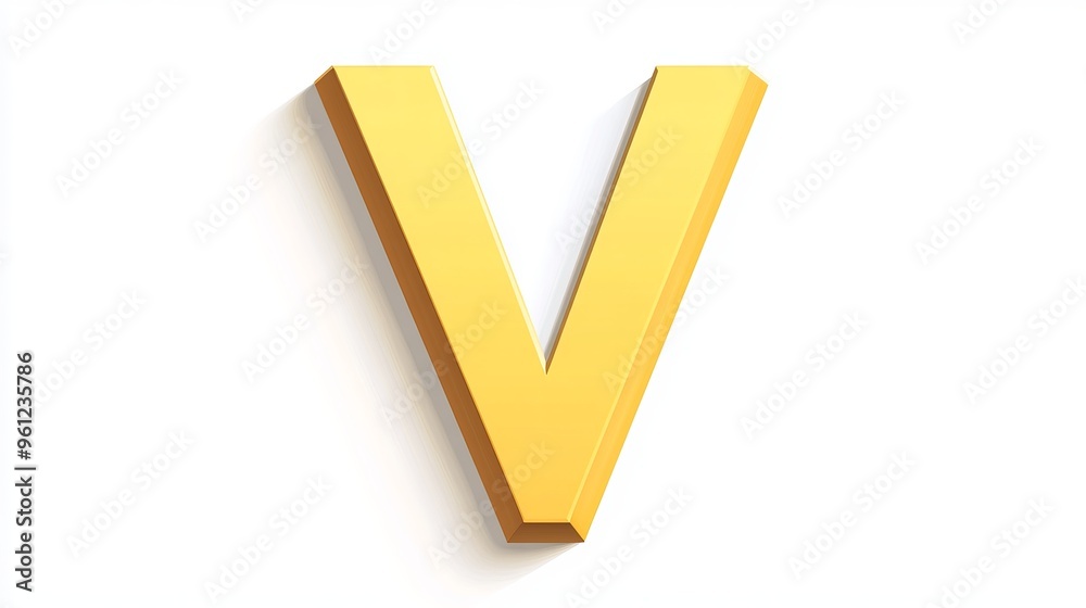Isolated 3D letter Isolated 3D letter
