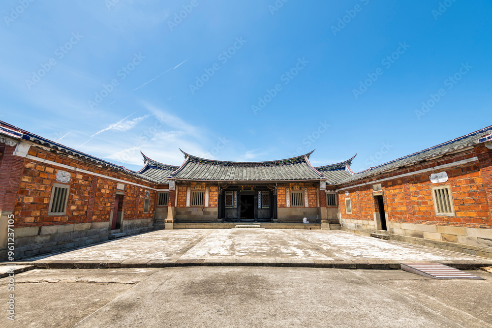 Building view of the Lee Teng-fan's Ancient Residence in Daxi of Taoyuan, Taiwan. Building view of the Lee Teng-fan's Ancient Residence in Daxi of Taoyuan, Taiwan.