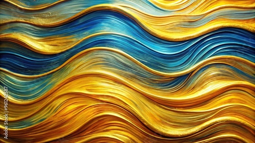 Wallpaper Mural abstract wavy background Torontodigital.ca