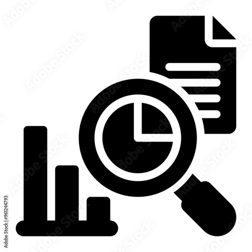 exploratory, data, analysis, eda, exploratory data, data analysis solid or glyph icon