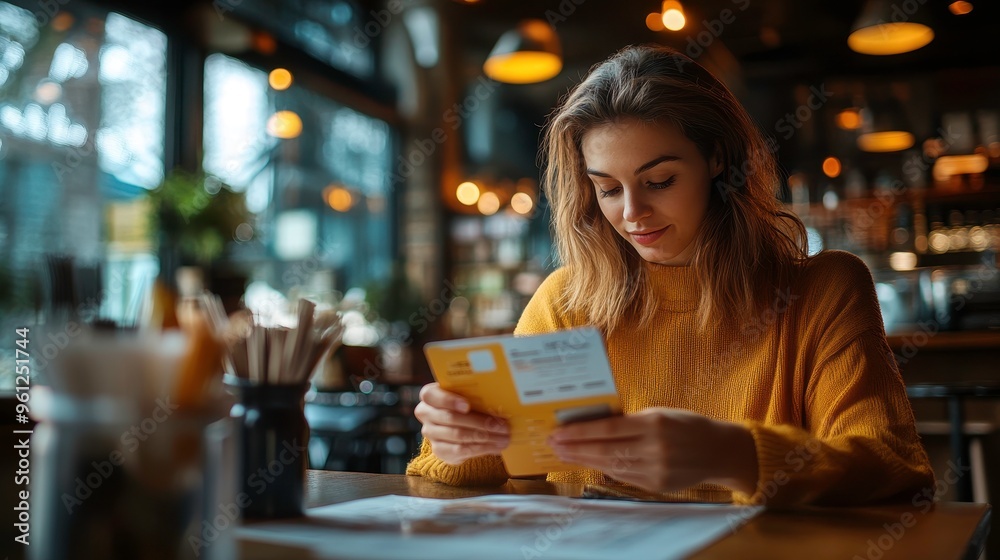 Person using a digital wallet to split a restaurant bill with friends, illustrating social and convenient payments Person using a digital wallet to split a restaurant bill with friends, illustrating social and convenient payments