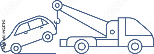 Towing Line Icon photo