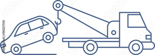 Towing Line Icon