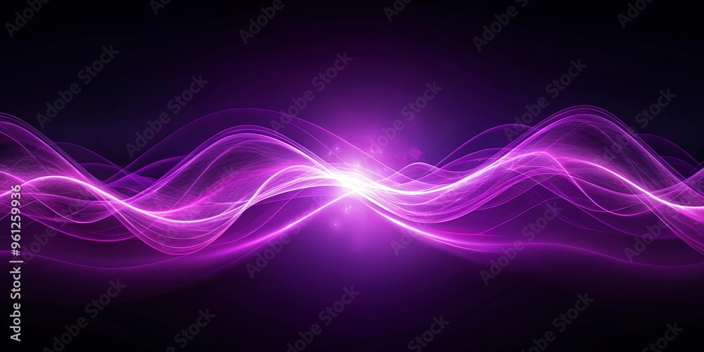 Abstract purple wave glow lighting effect for background in photography Abstract purple wave glow lighting effect for background in photography