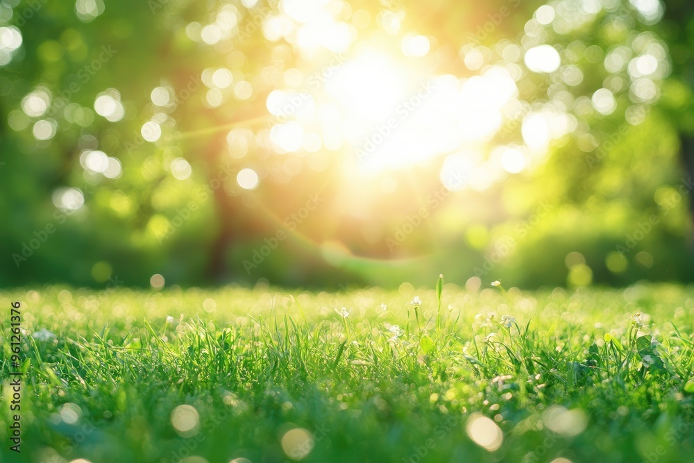 Green grass with a blurred background. Perfect for spring, nature, and growth themes. Green grass with a blurred background. Perfect for spring, nature, and growth themes.