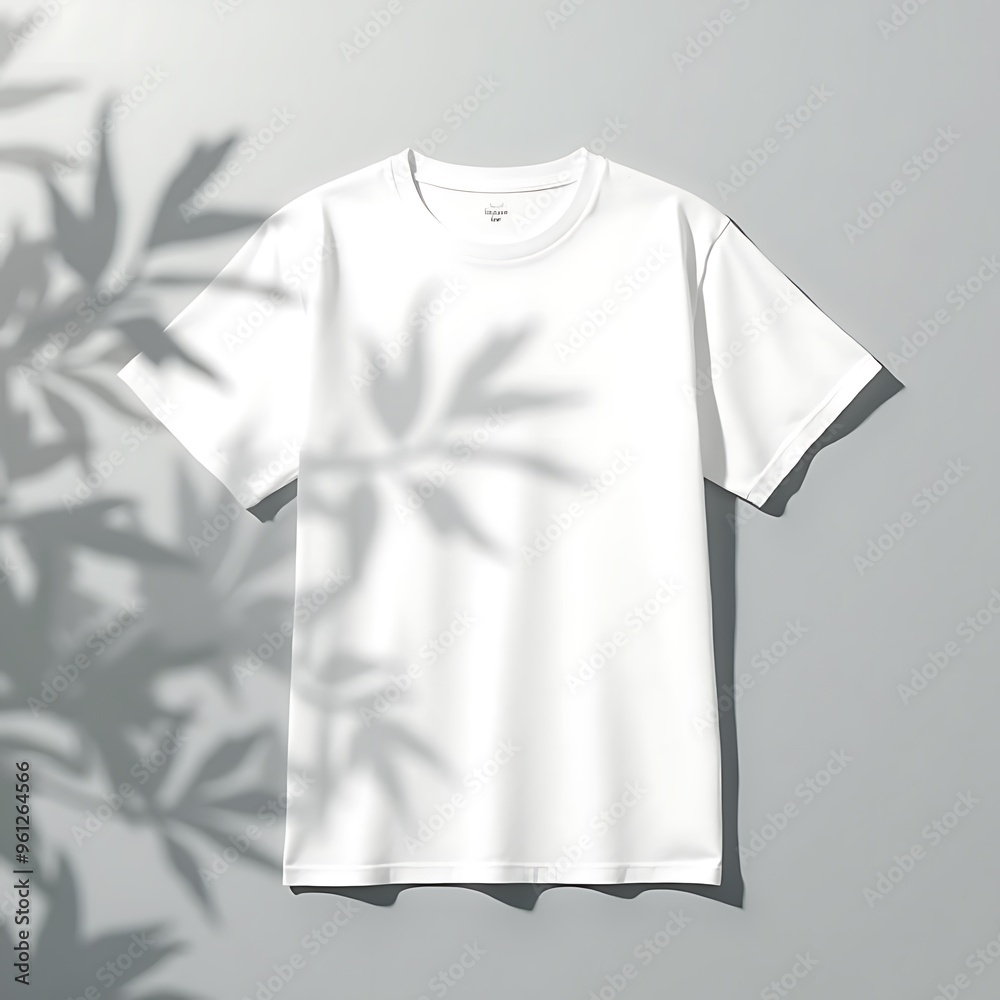 Blank White T-shirt Mockup, Isolated on a gray background, shadow overlay, natural lighting, T-shirt Mockup, Blank White T-shirt Mockup, Isolated on a gray background, shadow overlay, natural lighting, T-shirt Mockup,
