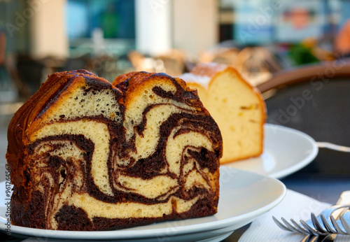 cake with chocolate
