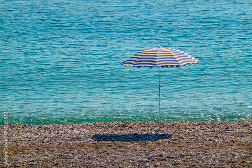 beach umbrella on the beach
