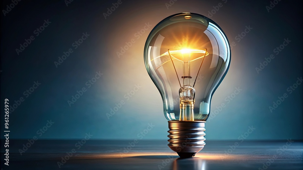 A light bulb illuminating complex ideas A light bulb illuminating complex ideas