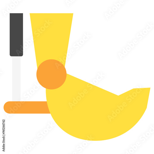 Excavator Bucket multi color icon. related to heavy machinery, industry, construction theme. best for UI, UX, app and web development.