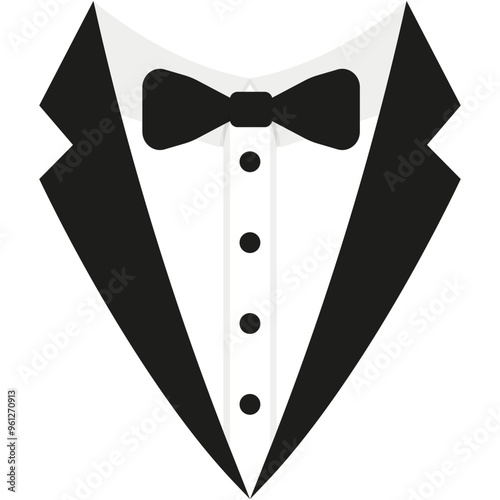 Butler Uniform, Waiter Suit, Tuxedo Icon