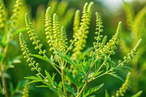 Allergy causing ragweed plant